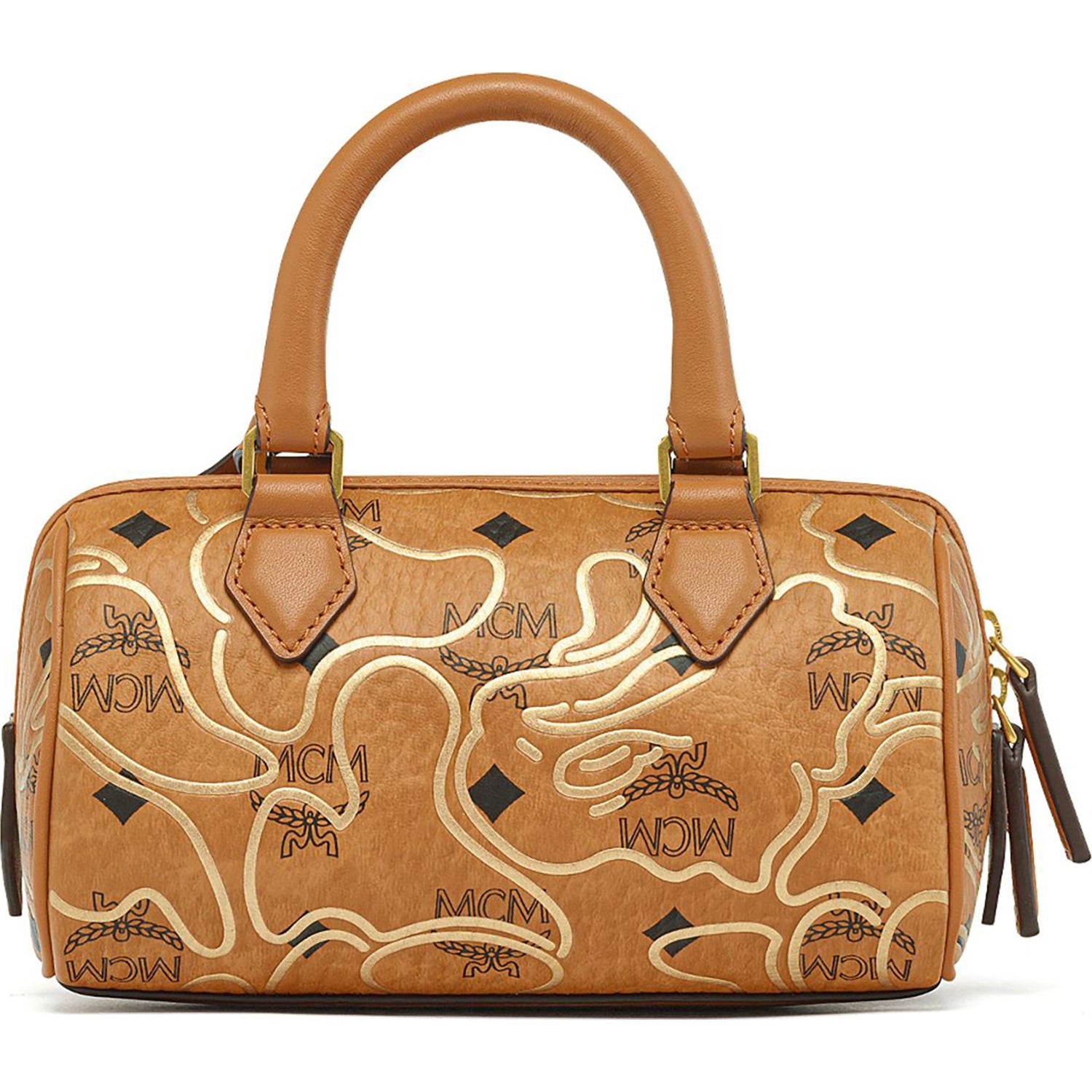 BAPE X MCM BOSTON MINI