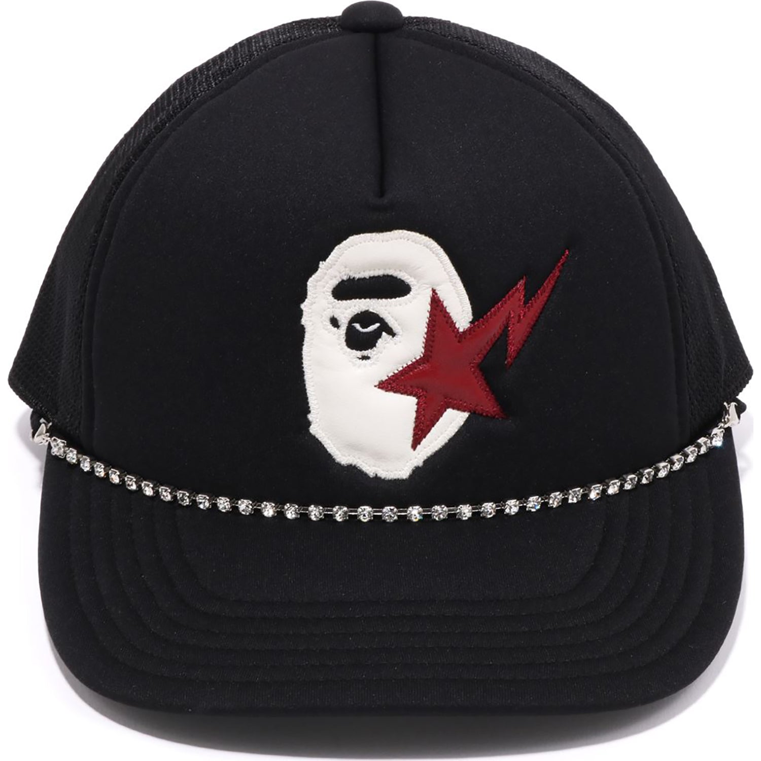 STA APE HEAD LEATHER PATCHED MESH CAP MENS