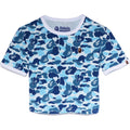 ONE POINT ABC CAMO TRIM TEE LADIES