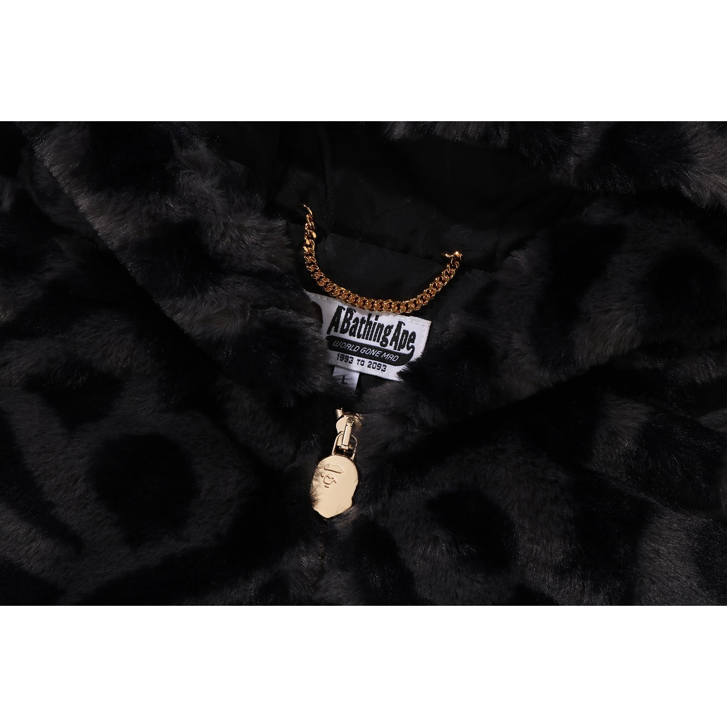 SPORT MONOGRAM FAKE FUR HOODIE JACKET MENS