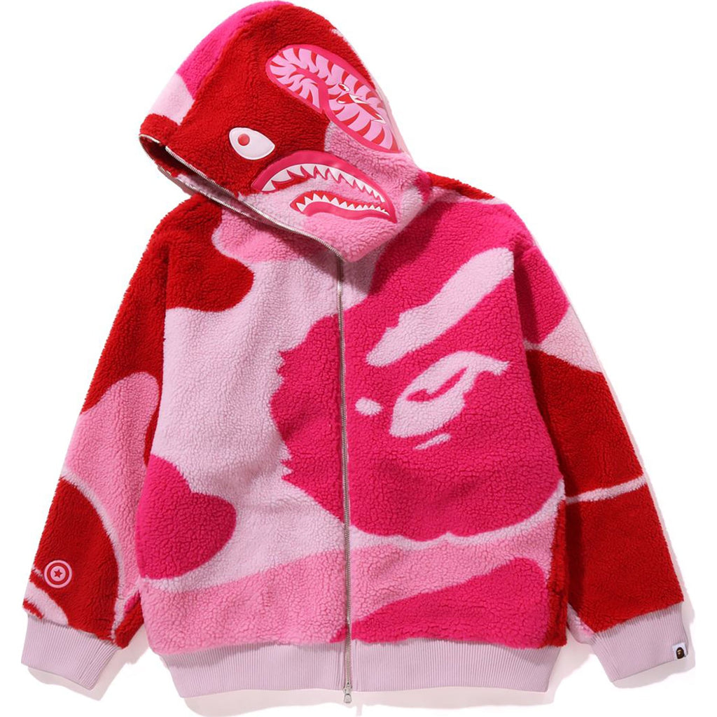 MEGA ABC CAMO SHARK BOA HOODIE JACKET MENS