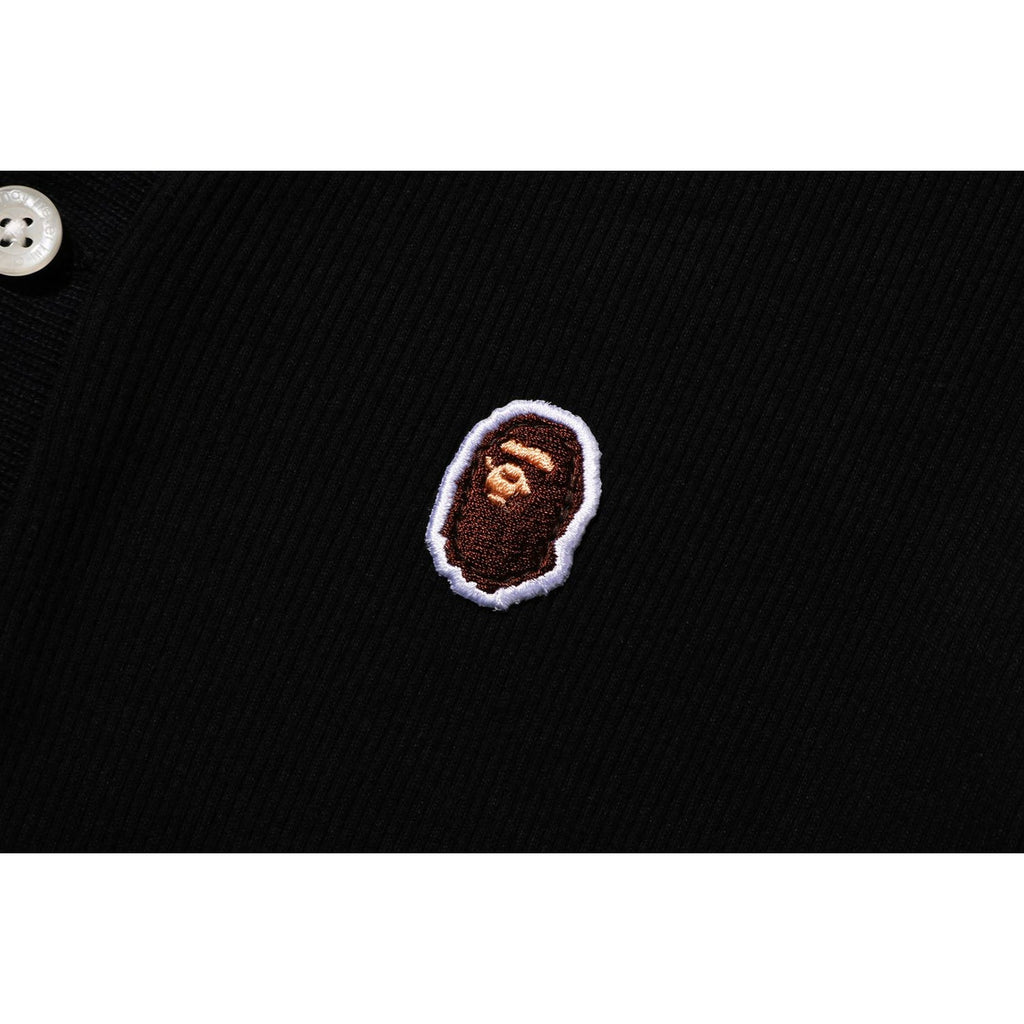 APE HEAD ONE POINT RIB L/S POLO LADIES