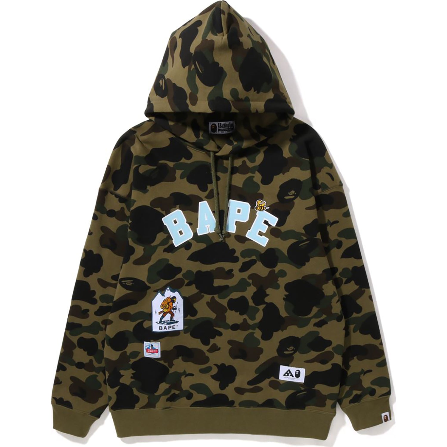 MULTI LABEL 1ST CAMO OVERSIZED HOODIE LADIES