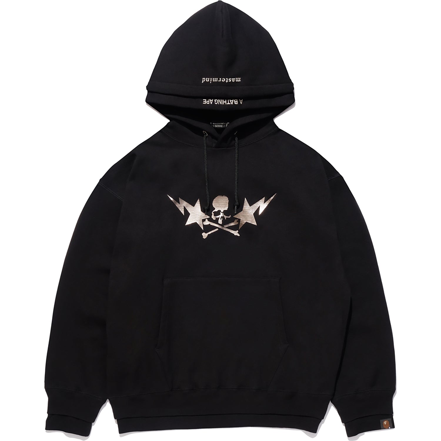 MASTERMIND JAPAN BAPE LAYERED PULLOVER HOODIE MENS