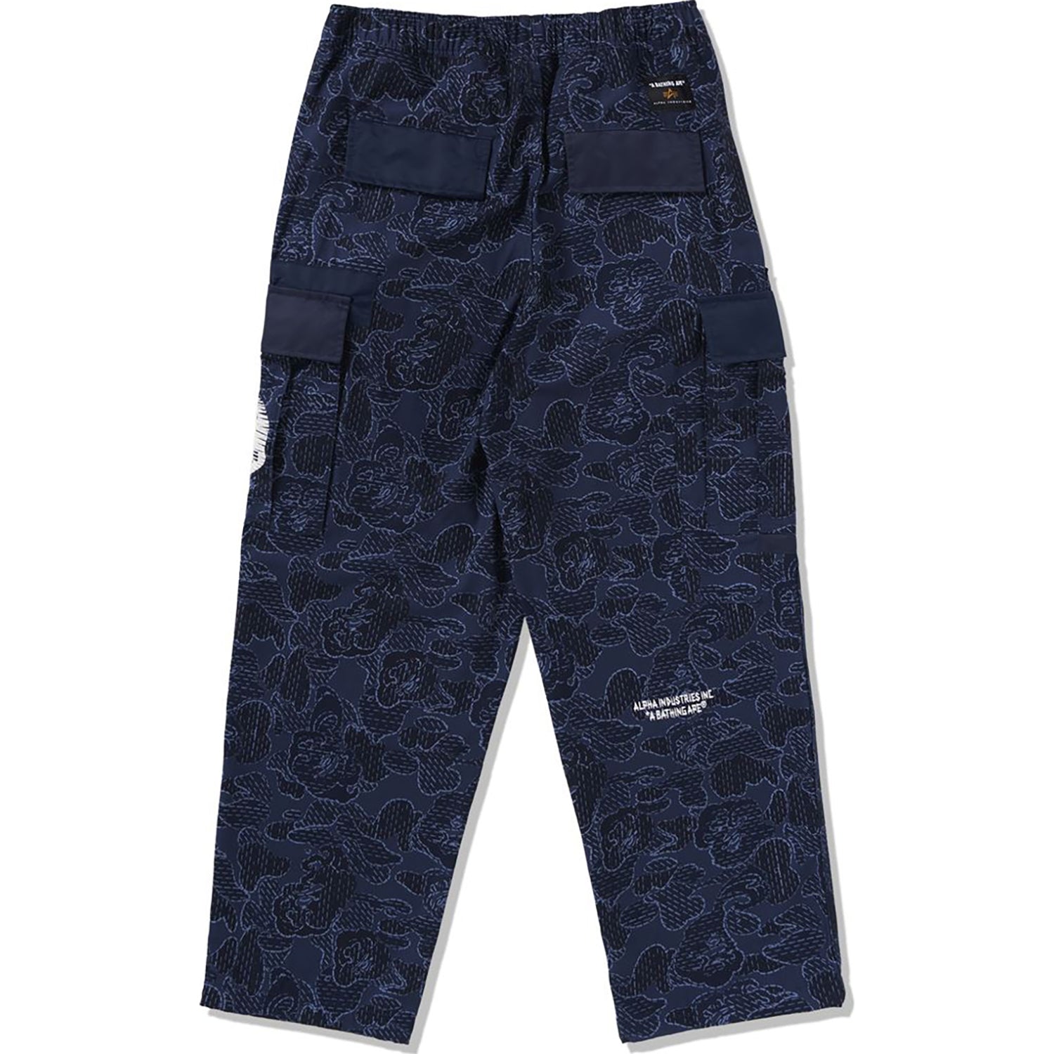 BAPE X ALPHA INDUSTRIES 6-POCKET PANTS MENS