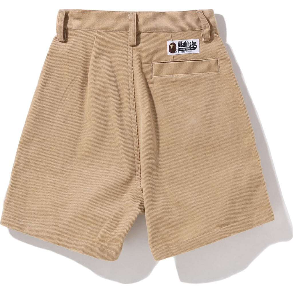 ONE POINT CORDUROY SHORTS LADIES