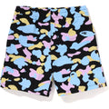 NEW MULTI CAMO OVERSIZED SWEAT SHORTS LADIES