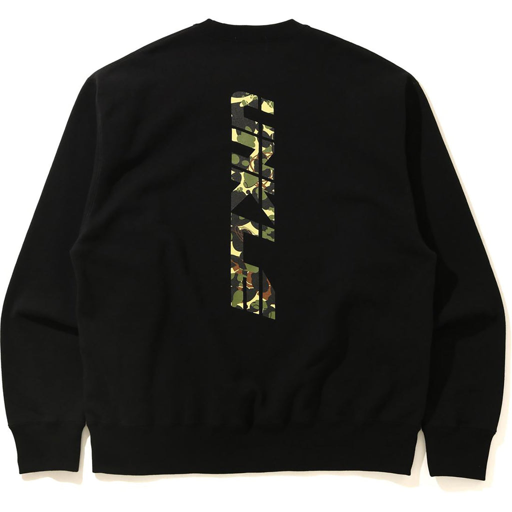 BAPE X MO'WAX X UNKLE POINTMAN RELAXED CREWNECK MENS