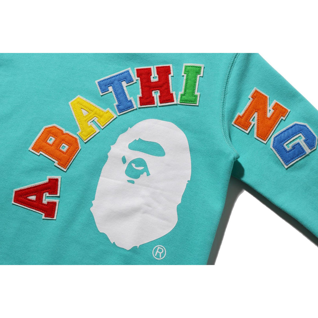 APE HEAD COLLEGE PATCH CREWNECK KIDS