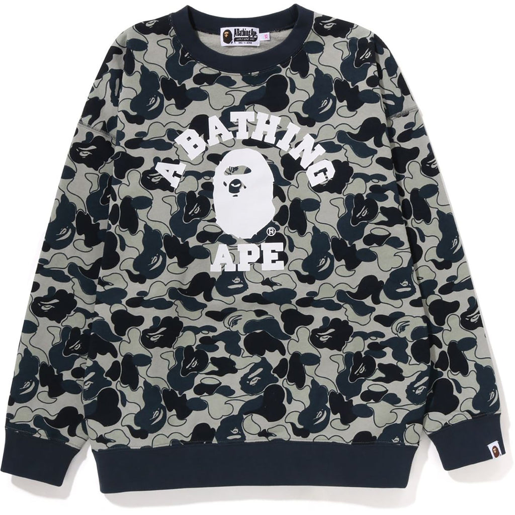 COOKIE CAMO 2 COLLEGE OVERSIZED CREWNECK LADIES