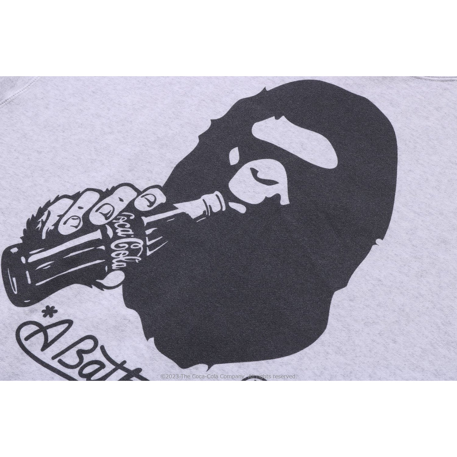 BAPE X COCA-COLA APE HEAD CREWNECK RELAXED FIT MENS