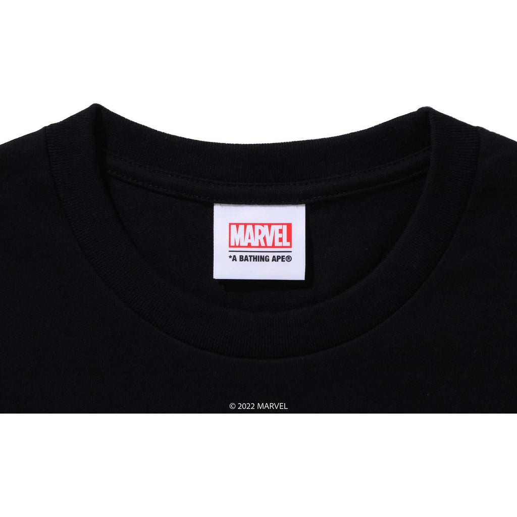 BAPE X MARVEL BLACK WIDOW TEE MENS