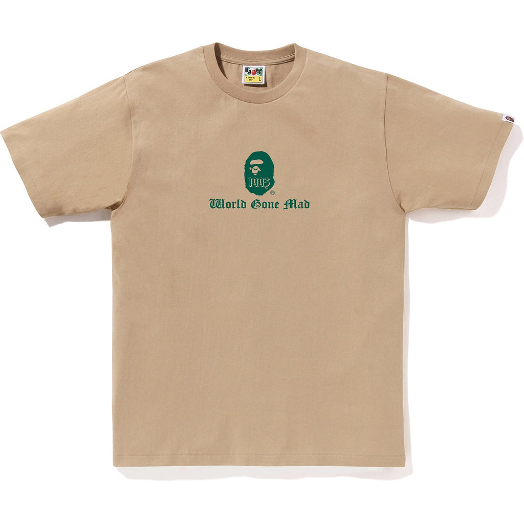 A BATHING APE LOGO TEE MENS
