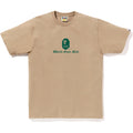A BATHING APE LOGO TEE MENS