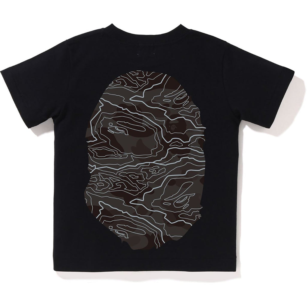 LAYERED LINE CAMO BIG APE HEAD TEE KIDS