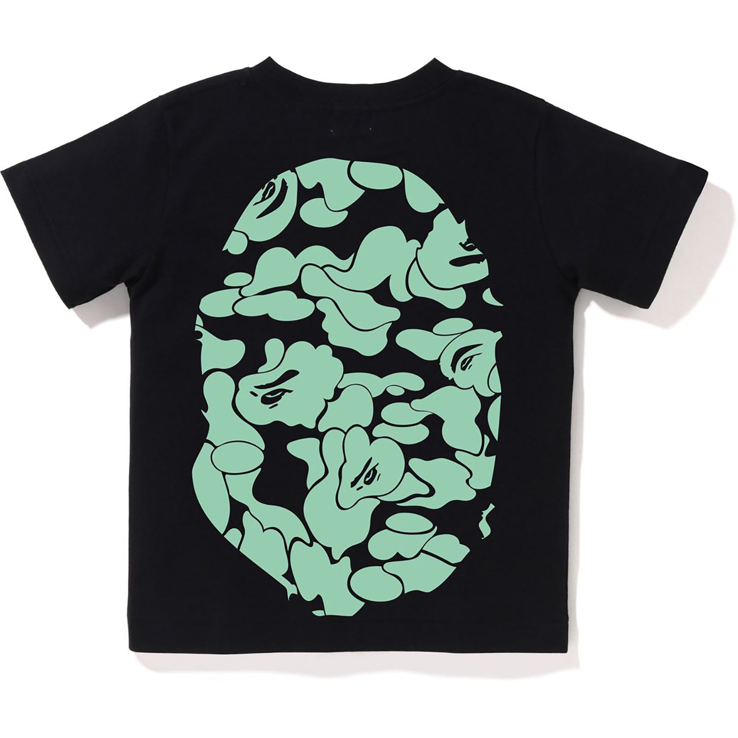 GLOW IN THE DARK CAMO BIG APE HEAD TEE KIDS