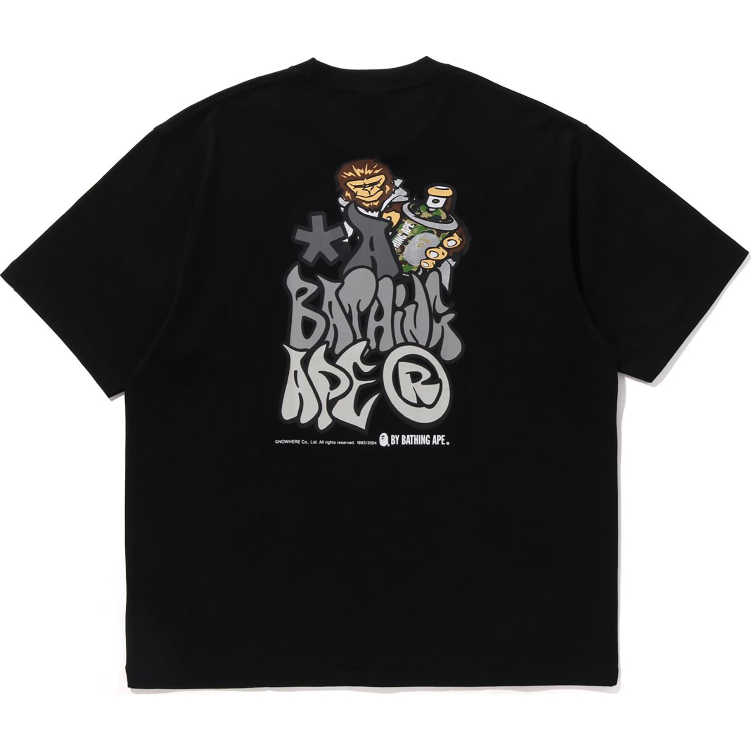 GRAFFITI BAPE RELAXED FIT TEE MENS