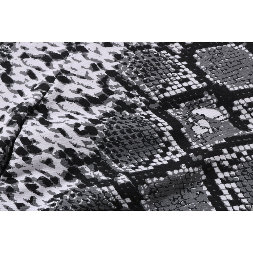 BAPE SNAKE PATTERN BIKER SHORTS LADIES