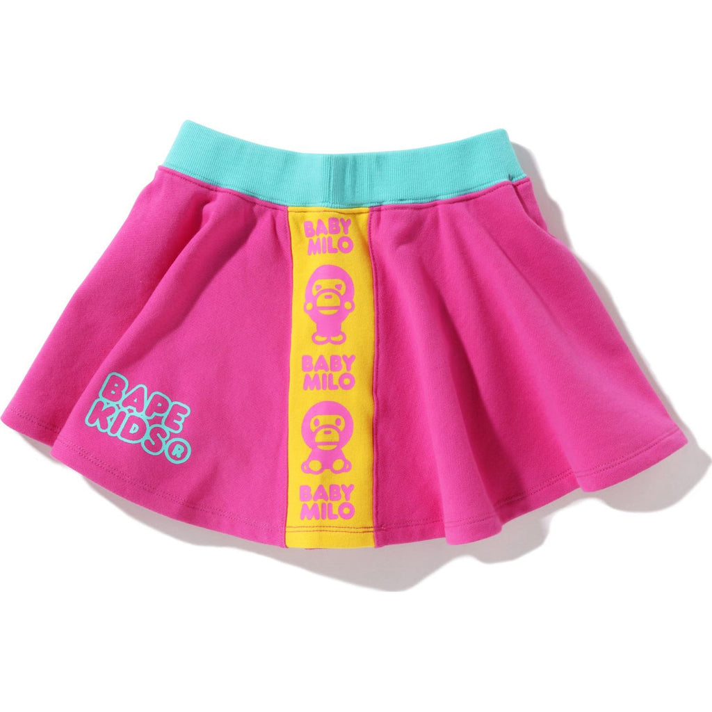BABY MILO COLOR BLOCK SWEAT SKIRT KIDS
