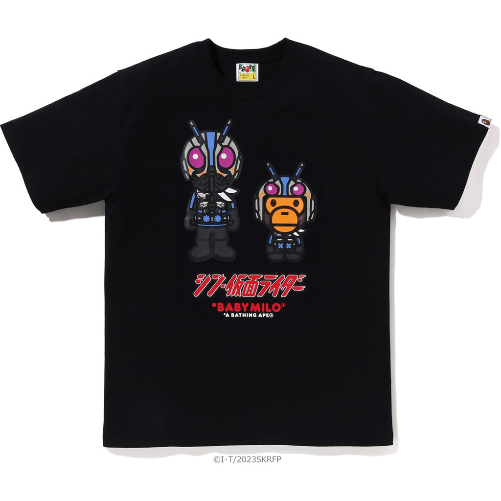 BAPE X SHIN KAMEN RIDER NO.0 BABY MILO TEE MENS