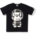 BAPE CHECK BIG BABY MILO TEE KIDS
