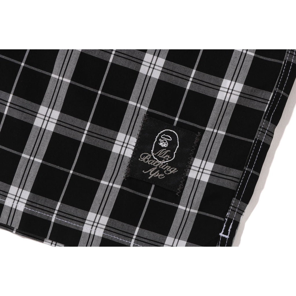 MR. BATHING APE RELAXED FIT OPEN COLLAR SHIRT MENS