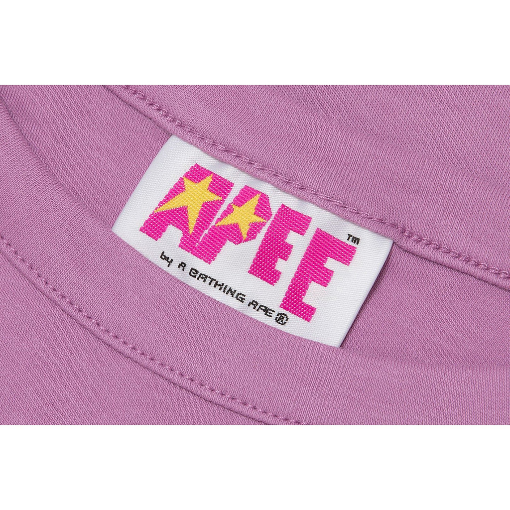 APEE LOGO PRINTED SLIM CUT TEE LADIES