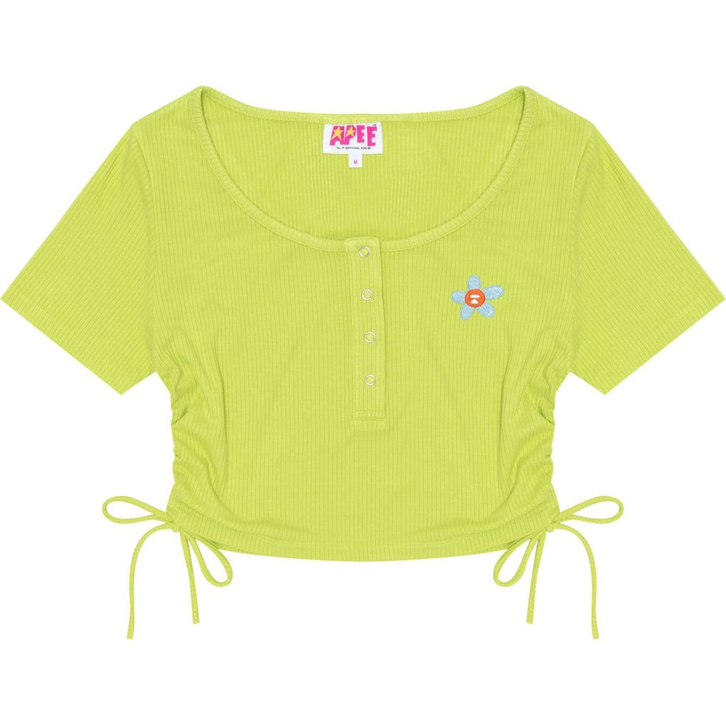 APEE DRAWSTRING SIDES CROPPED TOP LADIES