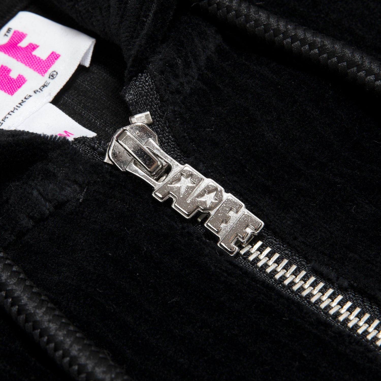 APEE CROPPED ZIP UP HOODIE LADIES