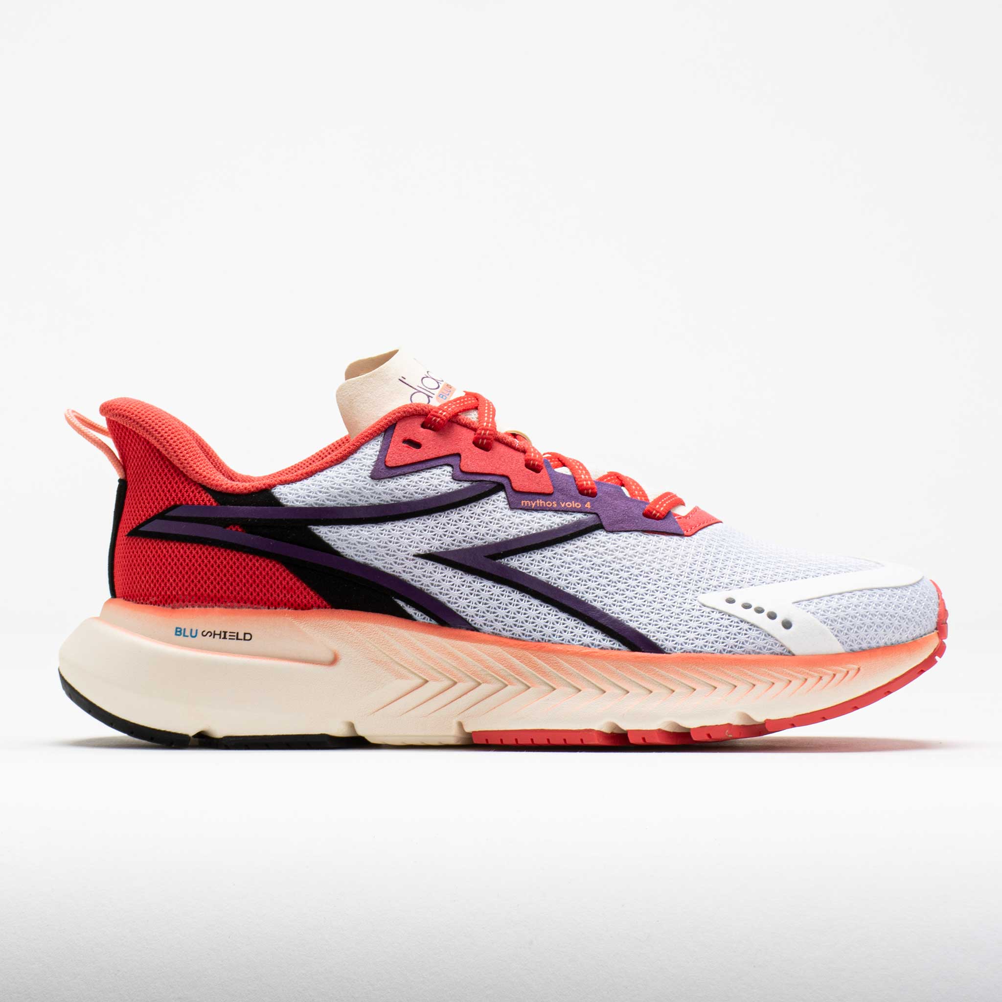 Diadora Mythos Blushield Volo 4 Women's  White/Cayenne/Sunset Purple